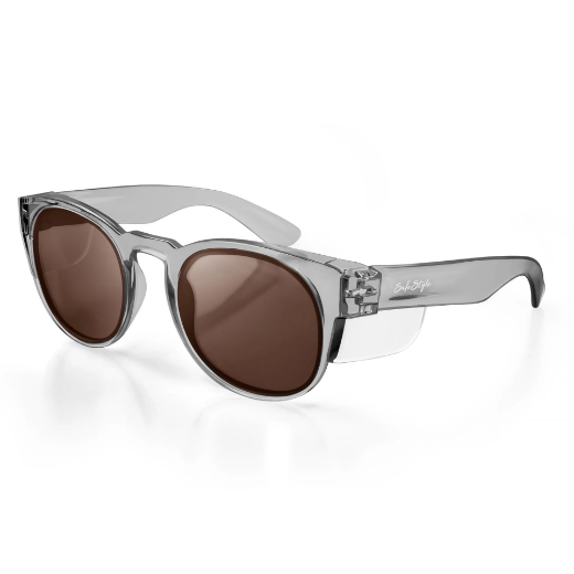 Picture of SafeStyle Cruisers Graphite Frame Brown Polarised Lens Safety Glasses
