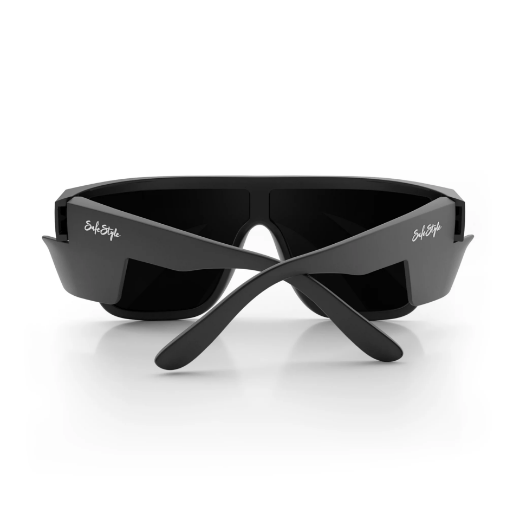 Picture of SafeStyle Primes Matte Black Frame Polarised Lens Safety Glasses