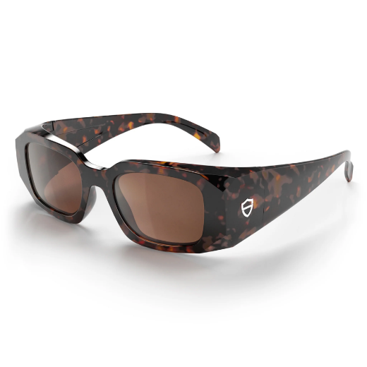 Picture of SafeStyle Auras Brown Tort Frame Brown Polarised Lens Safety Glasses