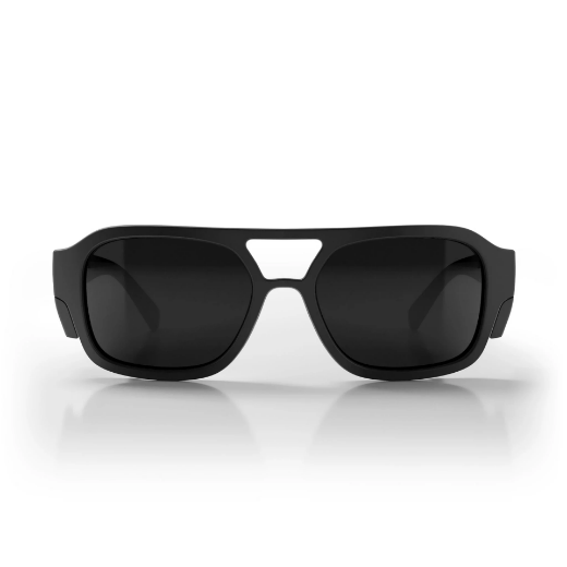 Picture of Skylines Matte Black Frame Grey Polarised Lens Safety Glasses