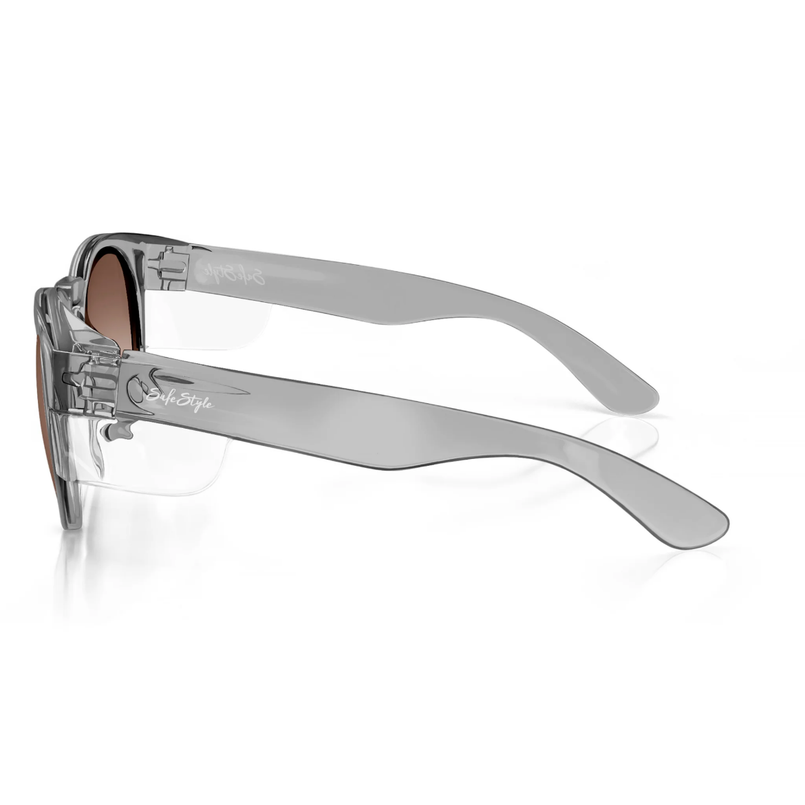 Picture of SafeStyle Cruisers Graphite Frame Brown Polarised Lens Safety Glasses