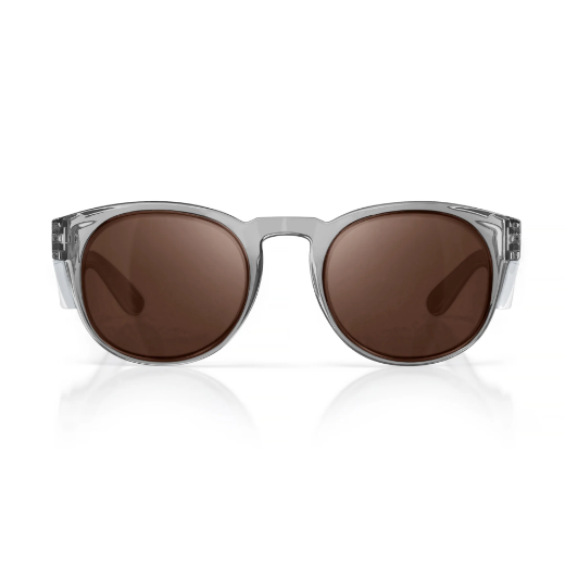 Picture of SafeStyle Cruisers Graphite Frame Brown Polarised Lens Safety Glasses