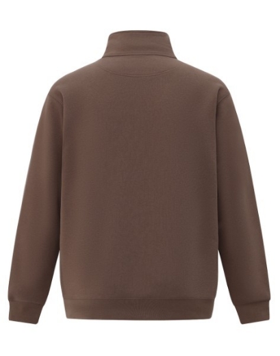 Picture of Winning Spirit Adults American Style 1/2 Zip Fleecy Sweat Top