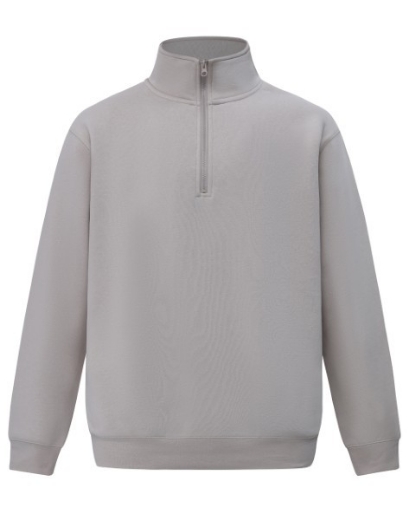 Picture of Winning Spirit Adults American Style 1/2 Zip Fleecy Sweat Top