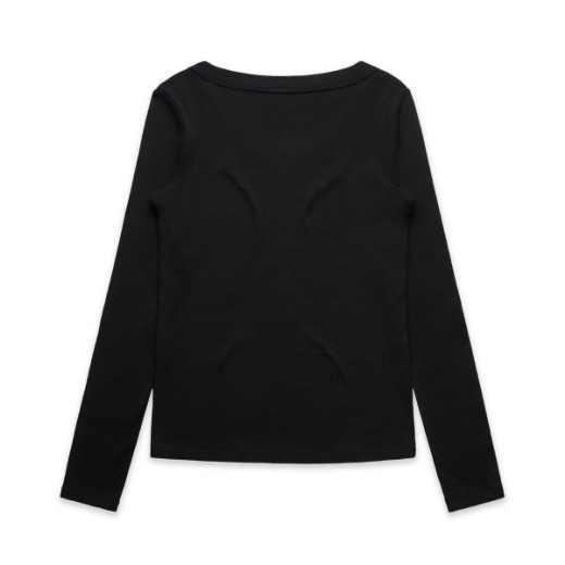 Picture of AS Colour Ladies Organic Baby Rib L/S Tee