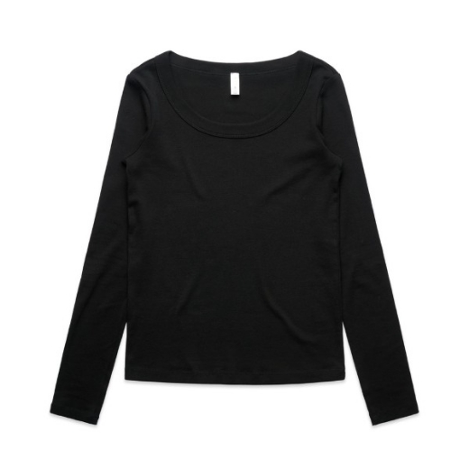 Picture of AS Colour Ladies Organic Baby Rib L/S Tee