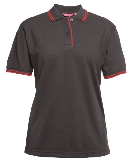 Picture of JB's Ladies Contrast Polo Shirt 65% Polyester 35% Cotton