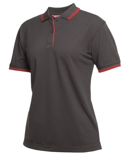 Picture of JB's Ladies Contrast Polo Shirt 65% Polyester 35% Cotton