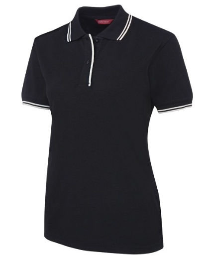 Picture of JB's Ladies Contrast Polo Shirt 65% Polyester 35% Cotton
