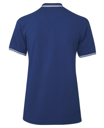 Picture of JB's Ladies Contrast Polo Shirt 65% Polyester 35% Cotton