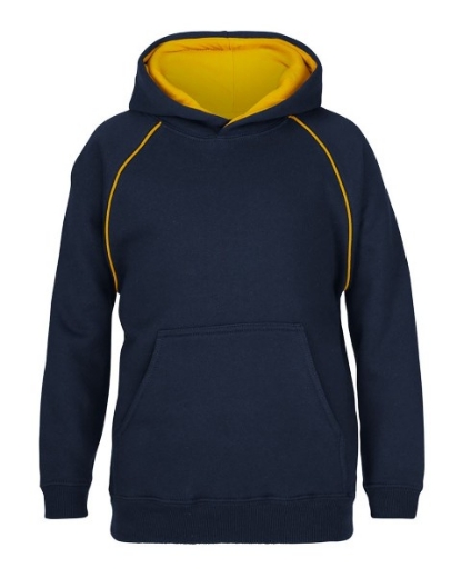 Picture of JB's Kids Contrast Fleecy Hoodie Cotton/Polyester Fleece