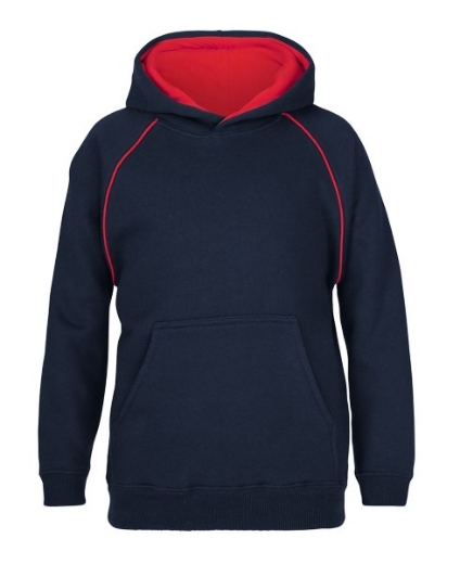 Picture of JB's Kids Contrast Fleecy Hoodie Cotton/Polyester Fleece