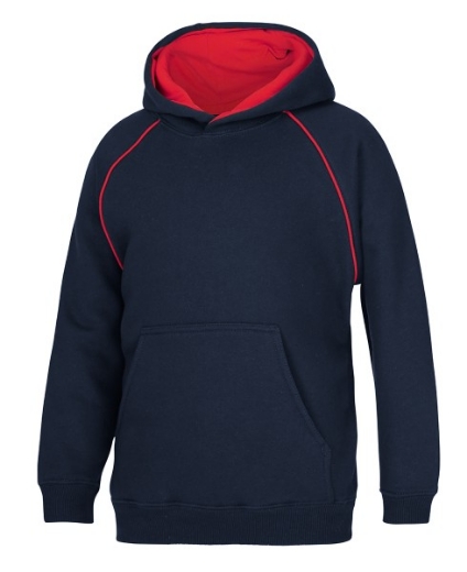 Picture of JB's Kids Contrast Fleecy Hoodie Cotton/Polyester Fleece