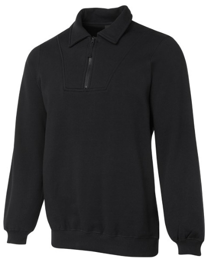 Picture of JB's Adults Fleece 1/2 Zip Sweat Cotton/Polyester