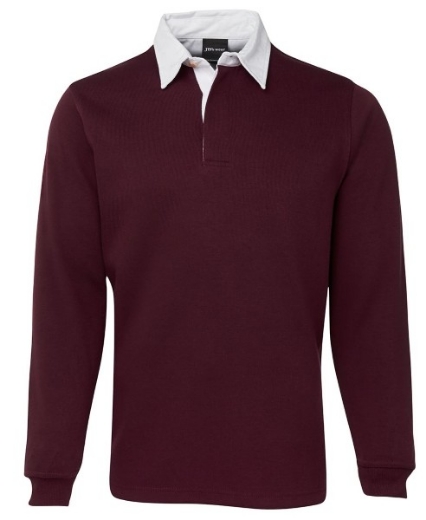 Picture of JB's Adults 2 Tone Rugby Shirt Long Sleeve