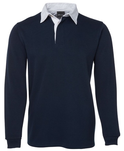 Picture of JB's Adults 2 Tone Rugby Shirt Long Sleeve
