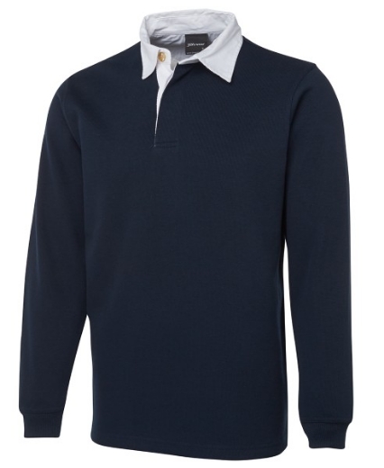 Picture of JB's Adults 2 Tone Rugby Shirt Long Sleeve