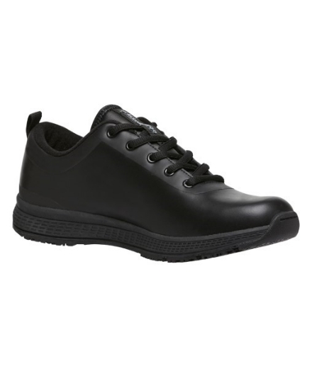 Picture of King Gee Superlites Ladies Leather Jogger Non Safety Black