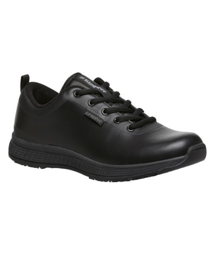 Picture of King Gee Superlites Ladies Leather Jogger Non Safety Black