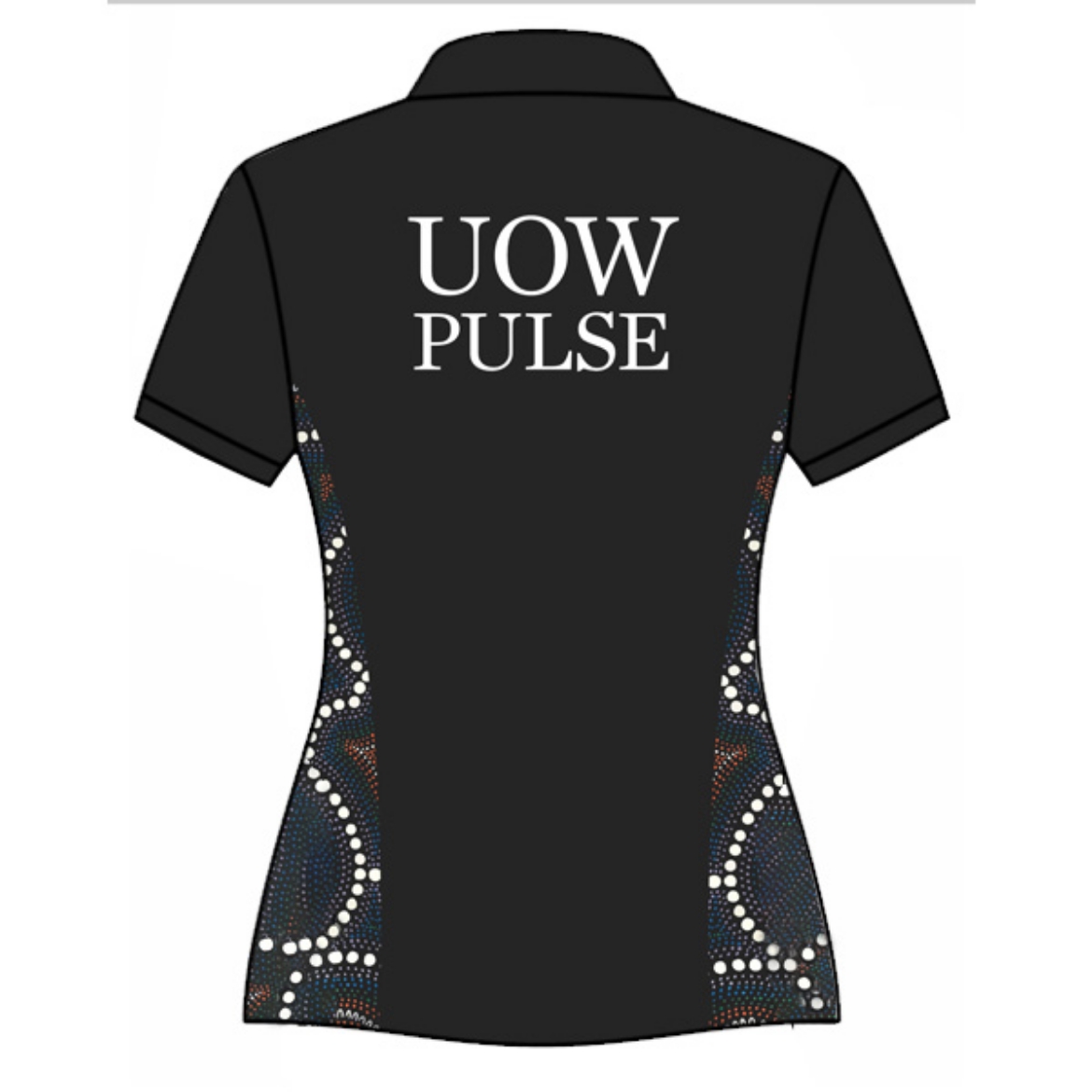 Picture of Indigenous Ladies Poly Bamboo Short Sleeve Sublimated Polo - UNIACTIVE