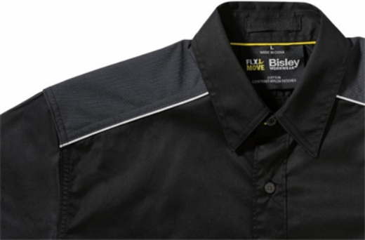 Picture of Bisley Flex & Move Mechanical Stretch Shirt 100% Cotton 145GSM