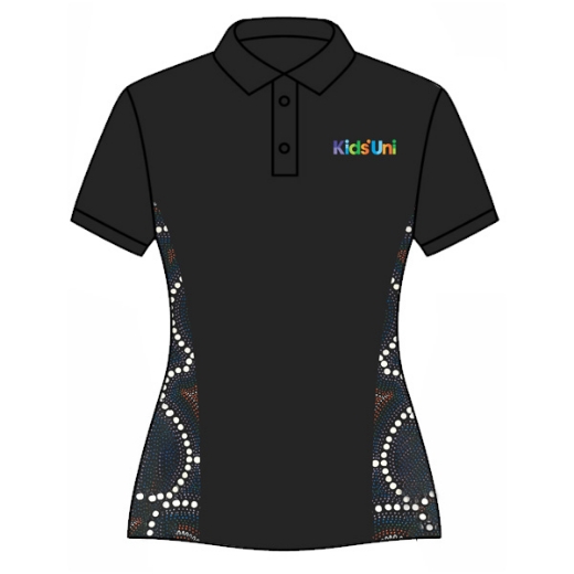 Picture of Indigenous Ladies Poly Bamboo Short Sleeve Sublimated Polo - KIDS UNI