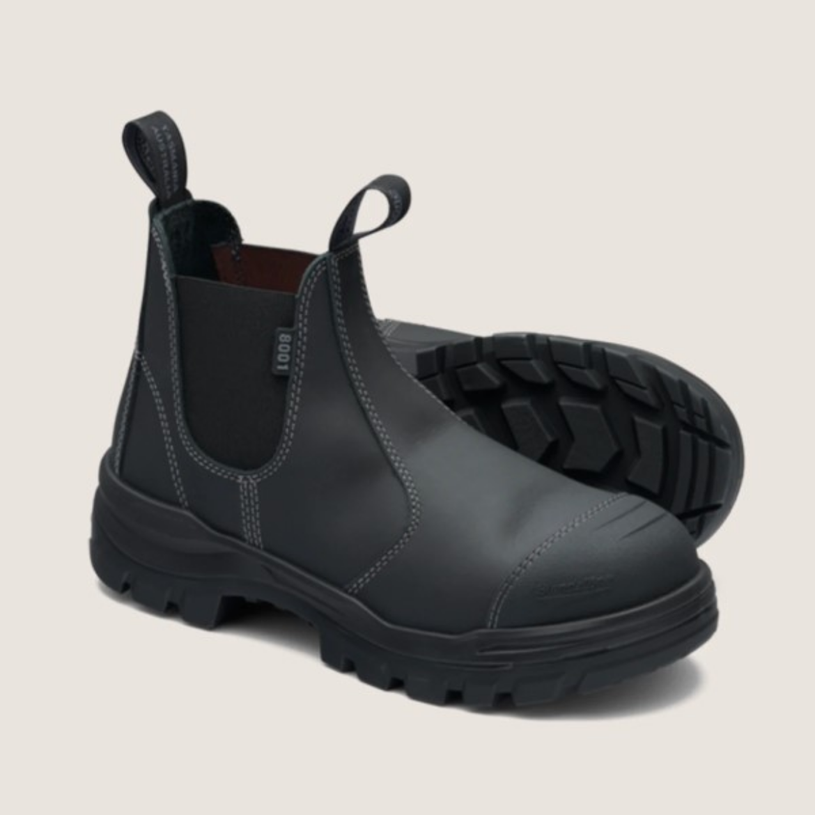 Picture of Blundstone ROTOFLEX Elastic Sided Boot Black TPU Toe Guard