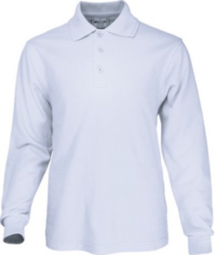 Picture of Bocini Unisex Adults Basic Polo Long Sleeve