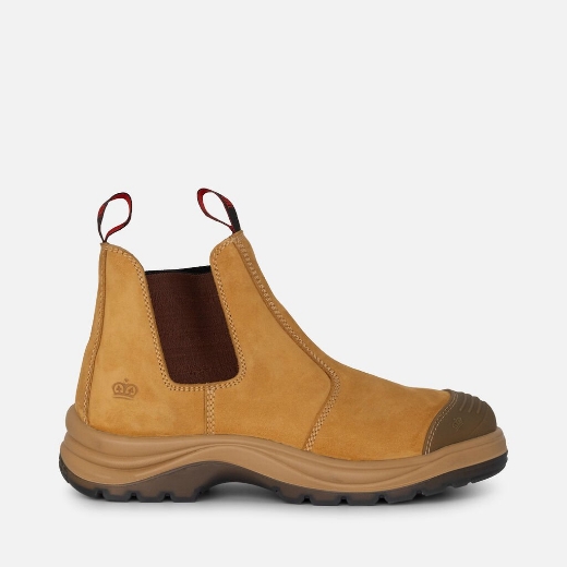 Picture of King Gee Tradie Elastic Sided Boot Wheat