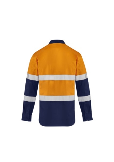 Picture of Syzmik Mens Shirt Lightweight Hi Vis Shirt Bio-Motion Reflective Tape