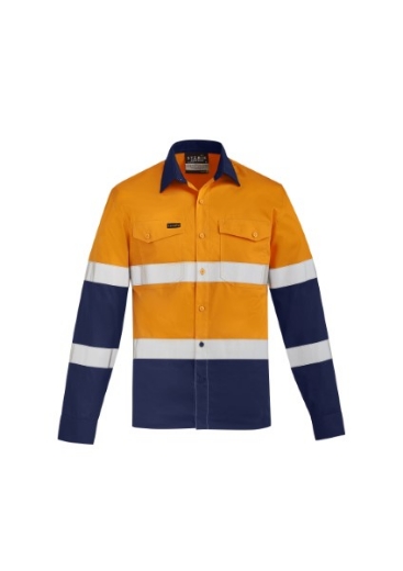 Picture of Syzmik Mens Shirt Lightweight Hi Vis Shirt Bio-Motion Reflective Tape