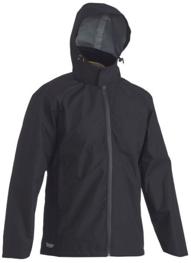 Picture of Bisley Lightweight Ripstop Rain Jacket with Hood - Waterproof
