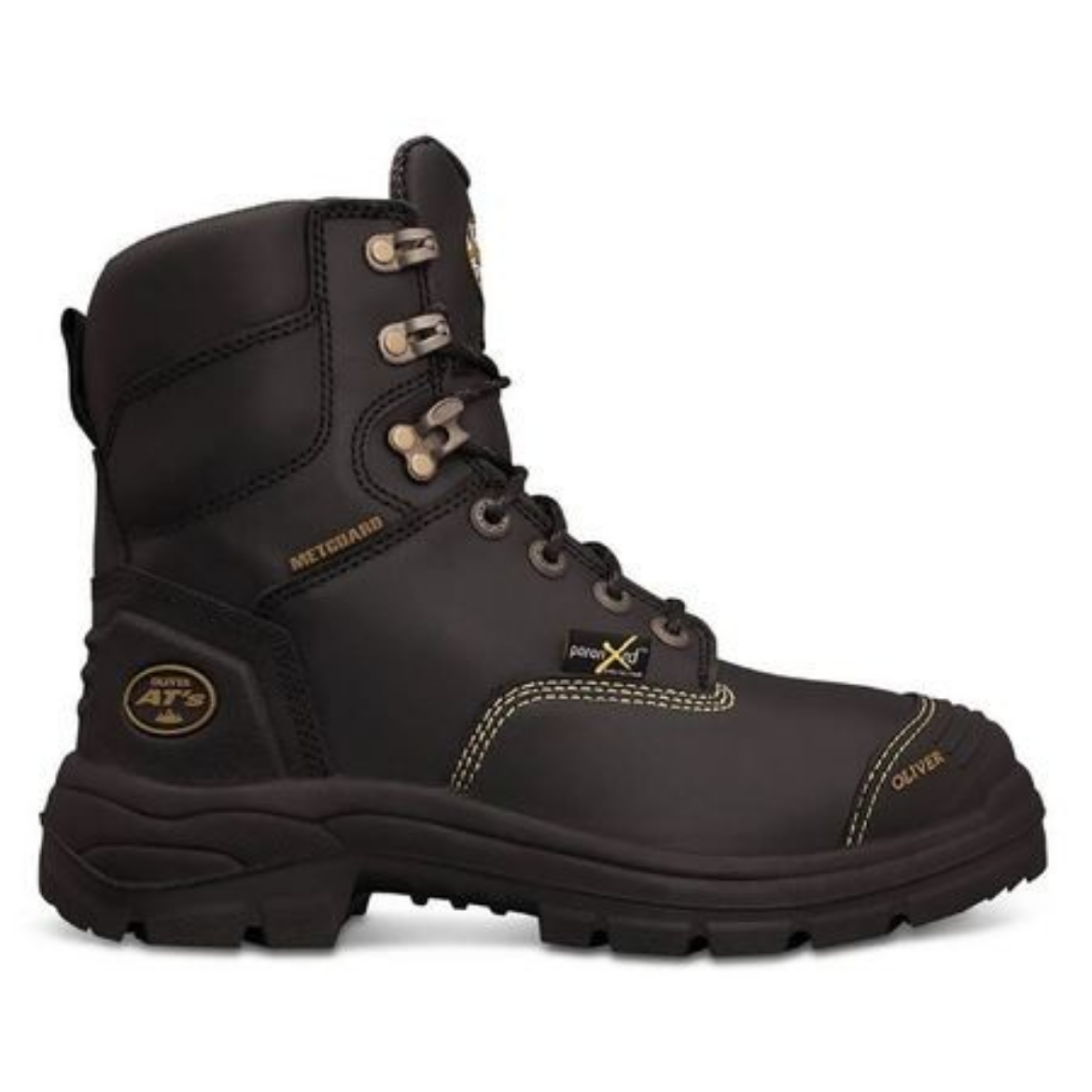 Picture of Oliver Boot At's Lace up Metguard Black