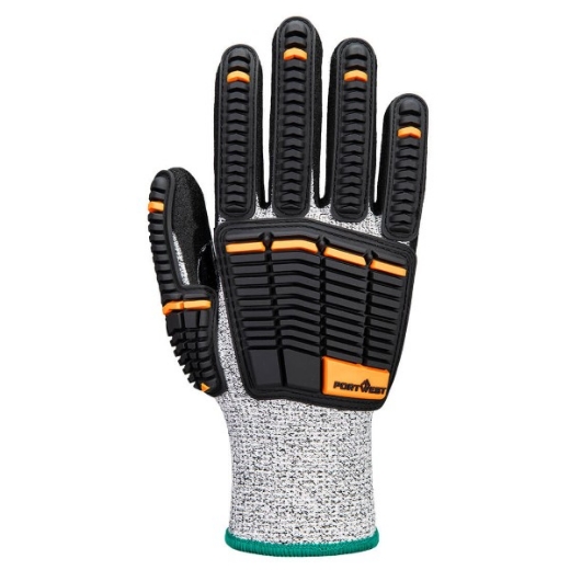 Picture of Portwest Impact C13 Nitrile Foam Glove Grey/Black
