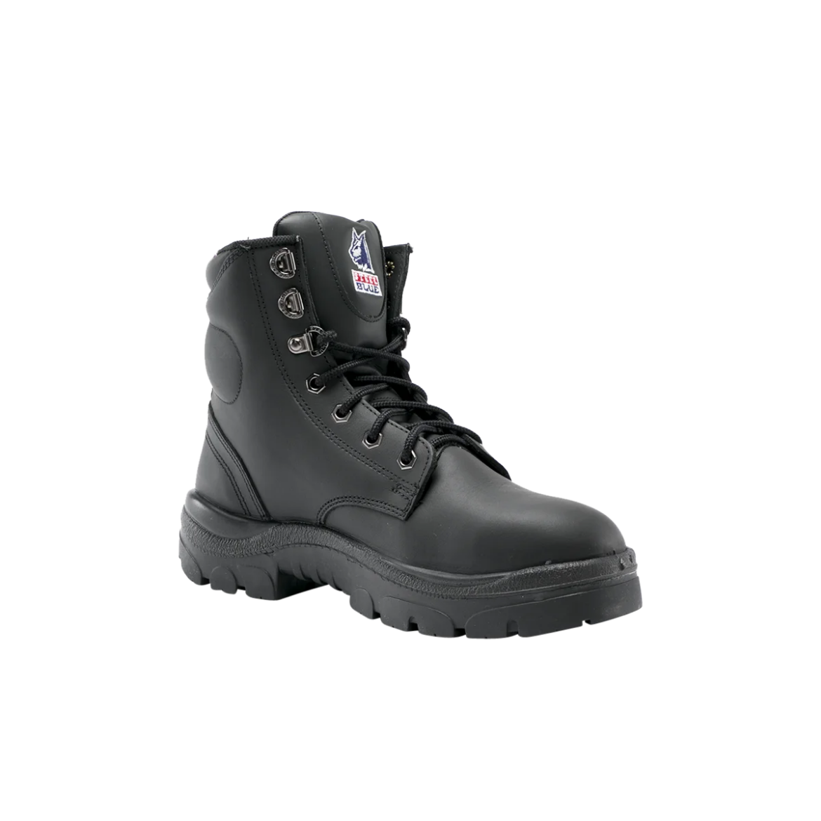 Picture of Steel Blue Ladies Argyle Lace Up Boot TPU Sole