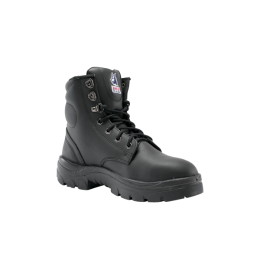 Picture of Steel Blue Ladies Argyle Lace Up Boot TPU Sole