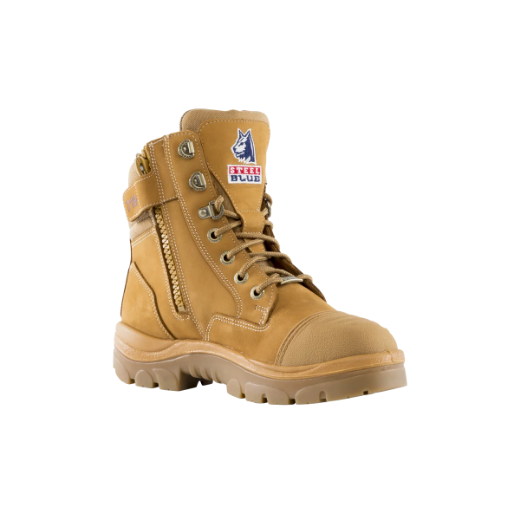 Picture of Steel Blue Ladies Southern Cross Zip Lace Up Boot TPU Sole with Scuff Cap