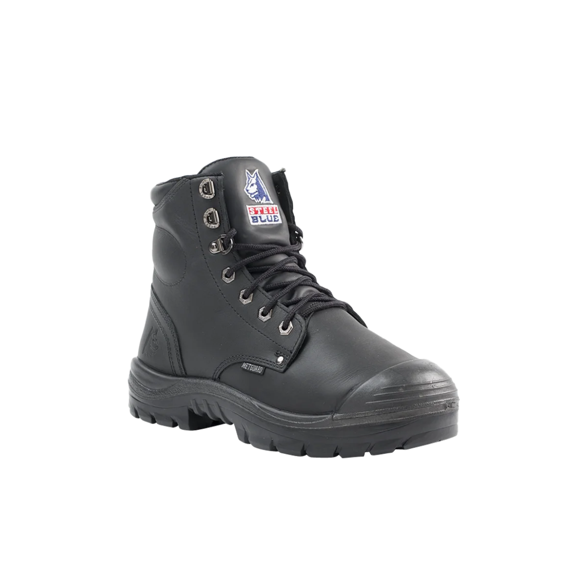 Picture of Steel Blue Argyle Zip Lace Up Metguard, PR Midsole, Nitrile Sole and Bump Cap