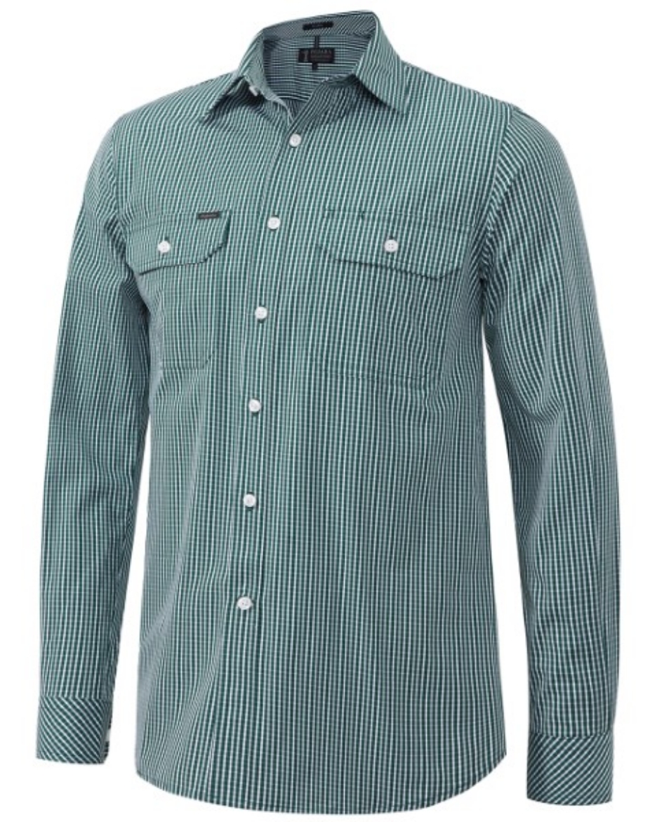 Picture of Ritemate Pilbara Long Sleeve Check Shirt, Double Pockets