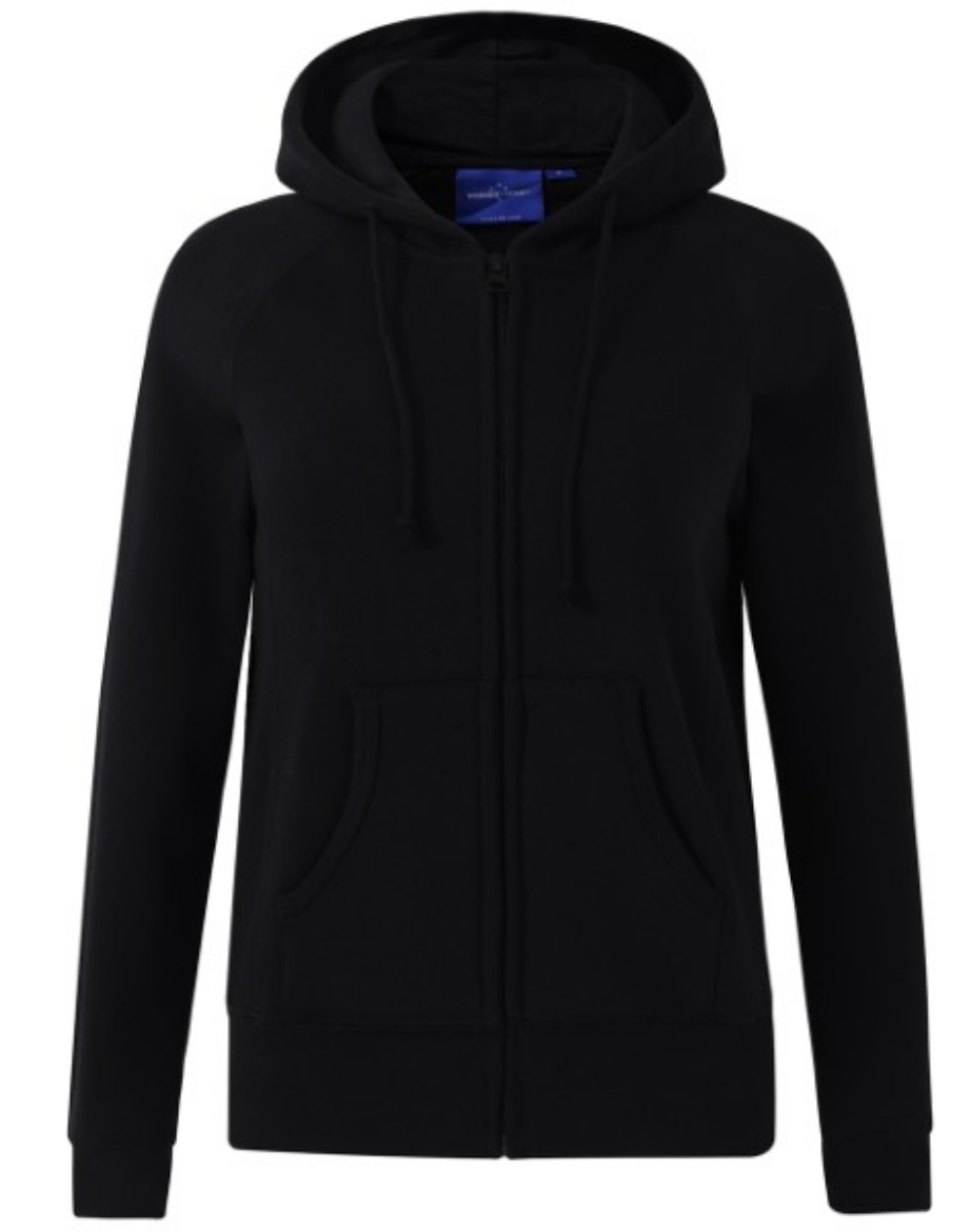 Picture of Winning Spirit Ladies Full Zip Fleecy Hoodie 80% Cotton 20% Polyester Fleece
