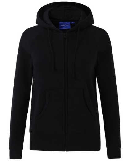 Picture of Winning Spirit Ladies Full Zip Fleecy Hoodie 80% Cotton 20% Polyester Fleece
