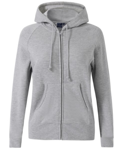 Picture of Winning Spirit Ladies Full Zip Fleecy Hoodie 80% Cotton 20% Polyester Fleece