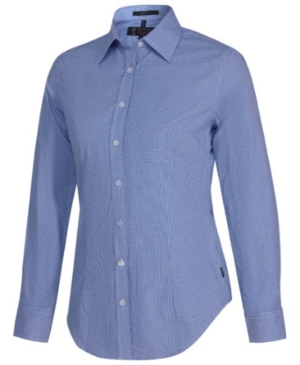 Picture of Pilbara Ladies Y/D Check Long Sleeve Shirt