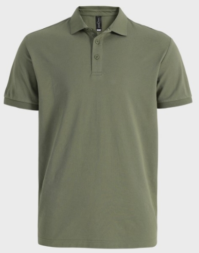 Picture of Winning Spirit Mens Ultrafine Cotton Pique Short Sleeve Polo