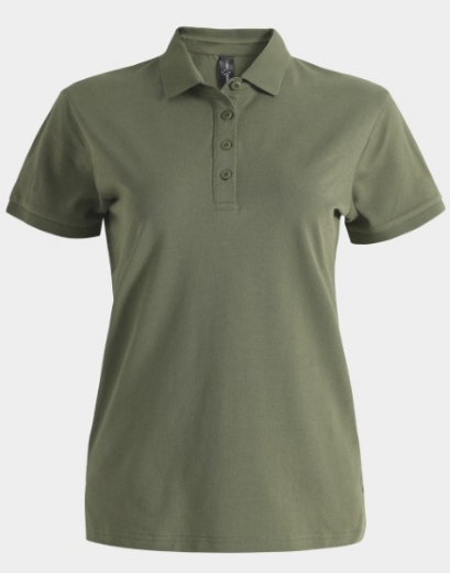 Picture of Winning Spirit Ladies Ultrafine Cotton Pique Short Sleeve Polo
