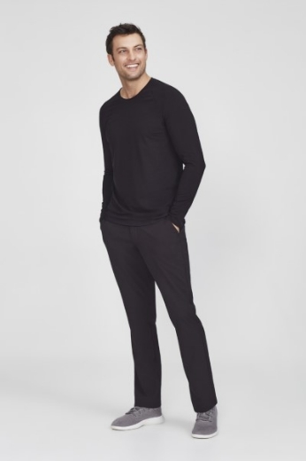 Picture of Bizcare Mens Performance Cotton Long Sleeve Tee