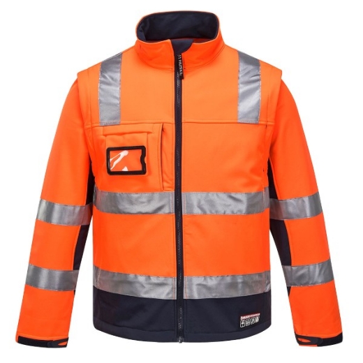Picture of Huski Chassis Hi-Vis 2-in-1 Contrast Softshell 3L