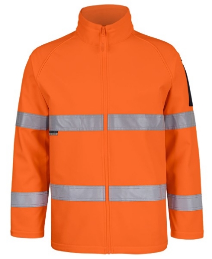 Picture of JB's Hi Vis Layer Jacket Soft Shell RT1 Reflective Tape 2 Tone