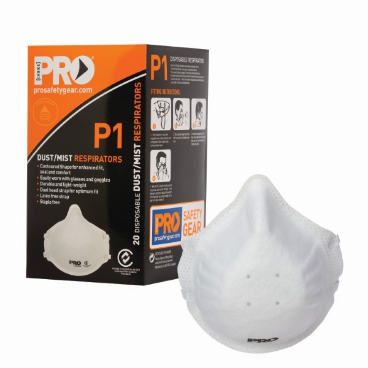 Picture of Pro-Choice P1 Disposable Respirator