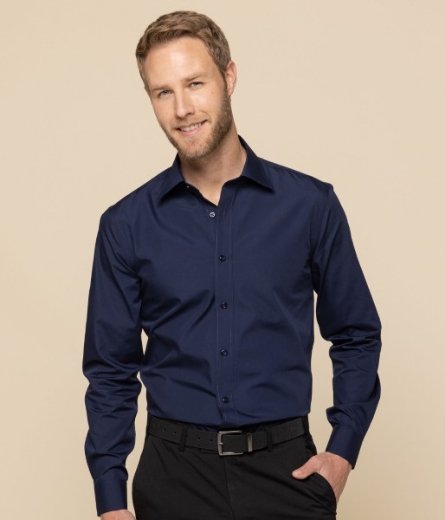 Picture of Gloweave Mens Nicholson Premium Poplin Long Sleeve Shirt